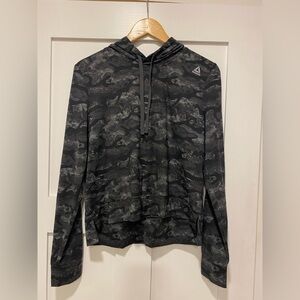 Reebok Crop Camo Hoodie